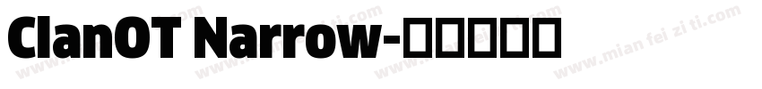 ClanOT Narrow字体转换
